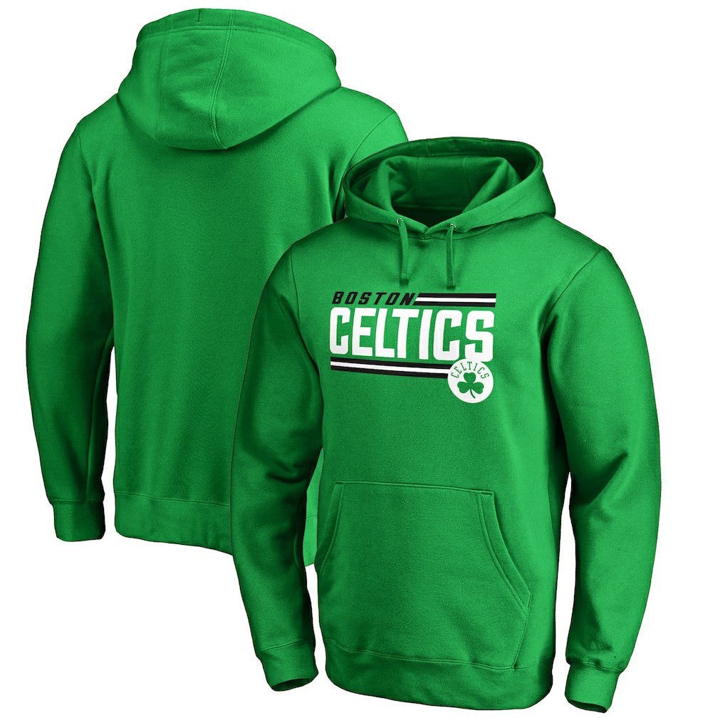 NBA - Boston Celtics Onside Stripe Pullover Hoodie - Kelly Green