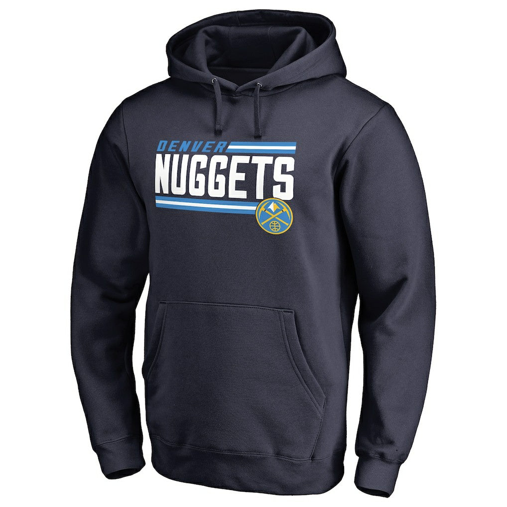 NBA - Denver Nuggets Onside Stripe Pullover Hoodie - Navy
