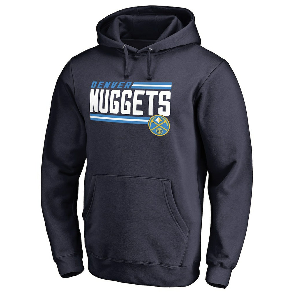 NBA - Denver Nuggets Onside Stripe Pullover Hoodie - Navy