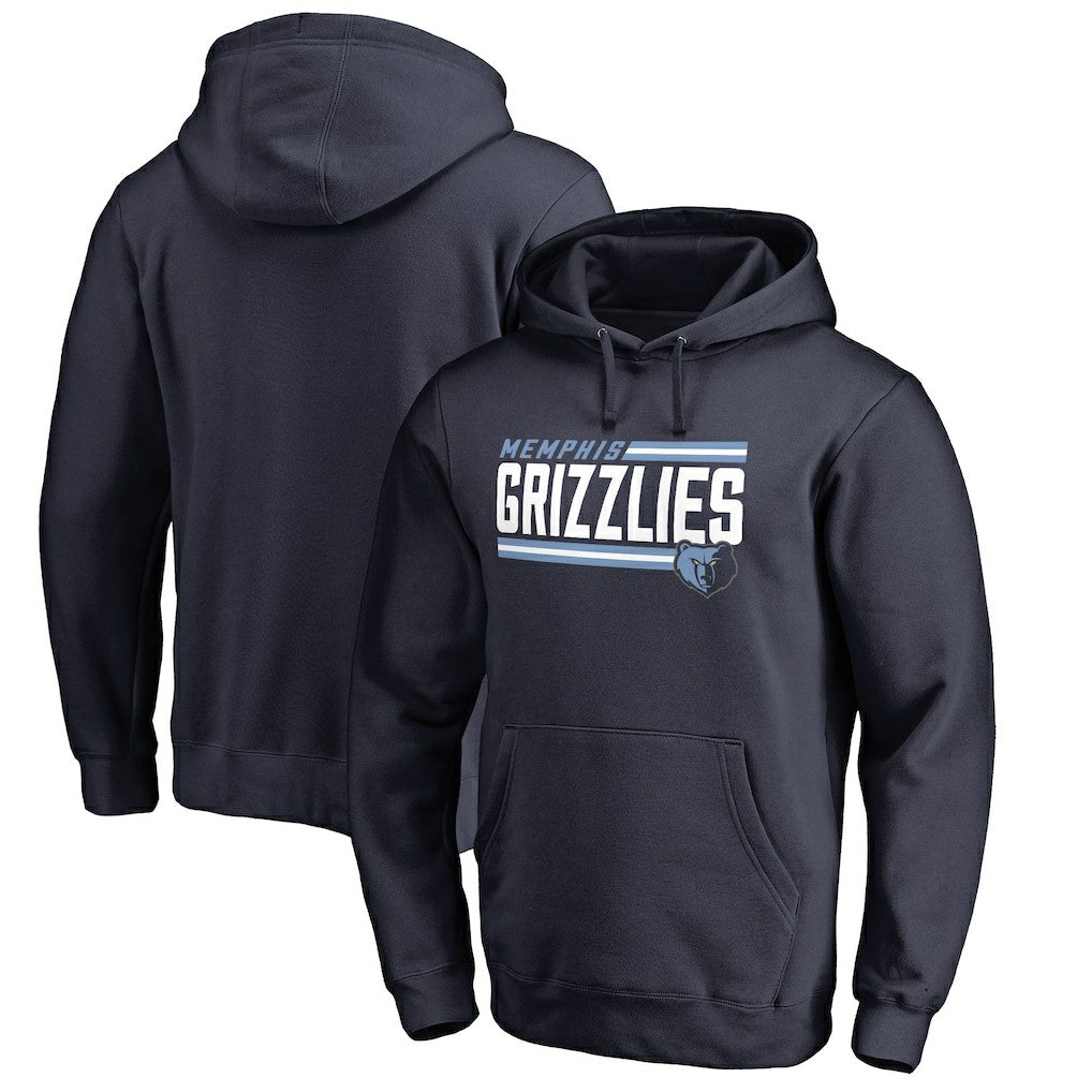 NBA - Memphis Grizzlies Onside Stripe Pullover Hoodie - Navy