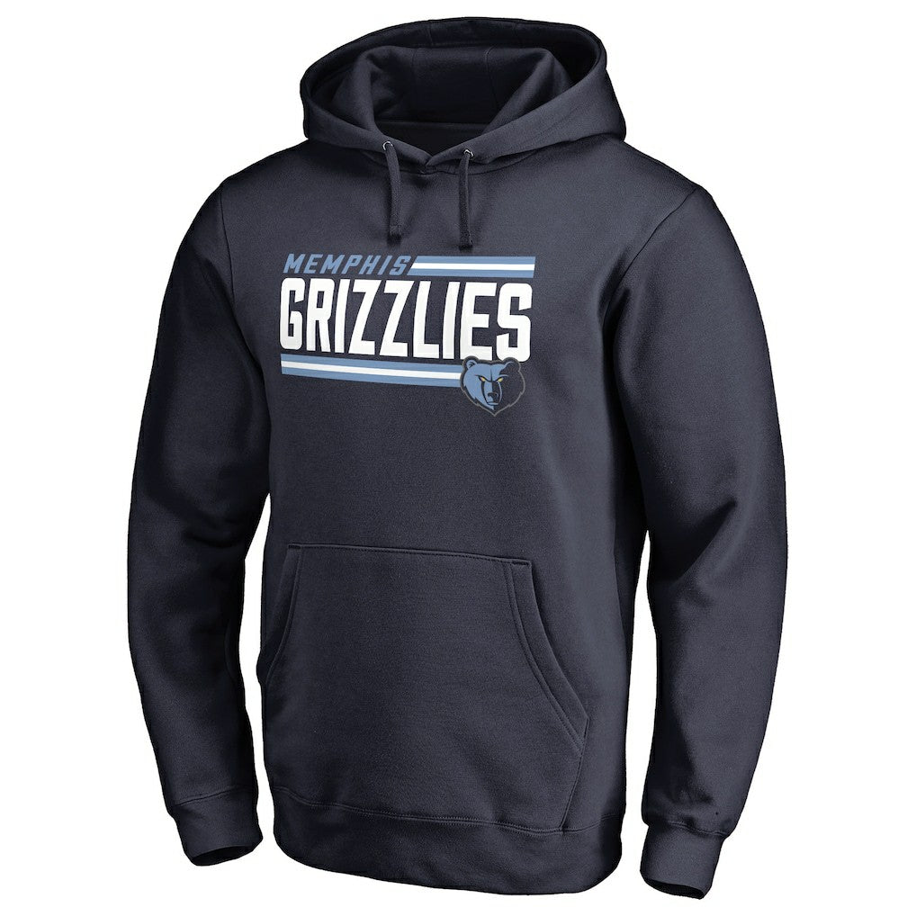 NBA - Memphis Grizzlies Onside Stripe Pullover Hoodie - Navy