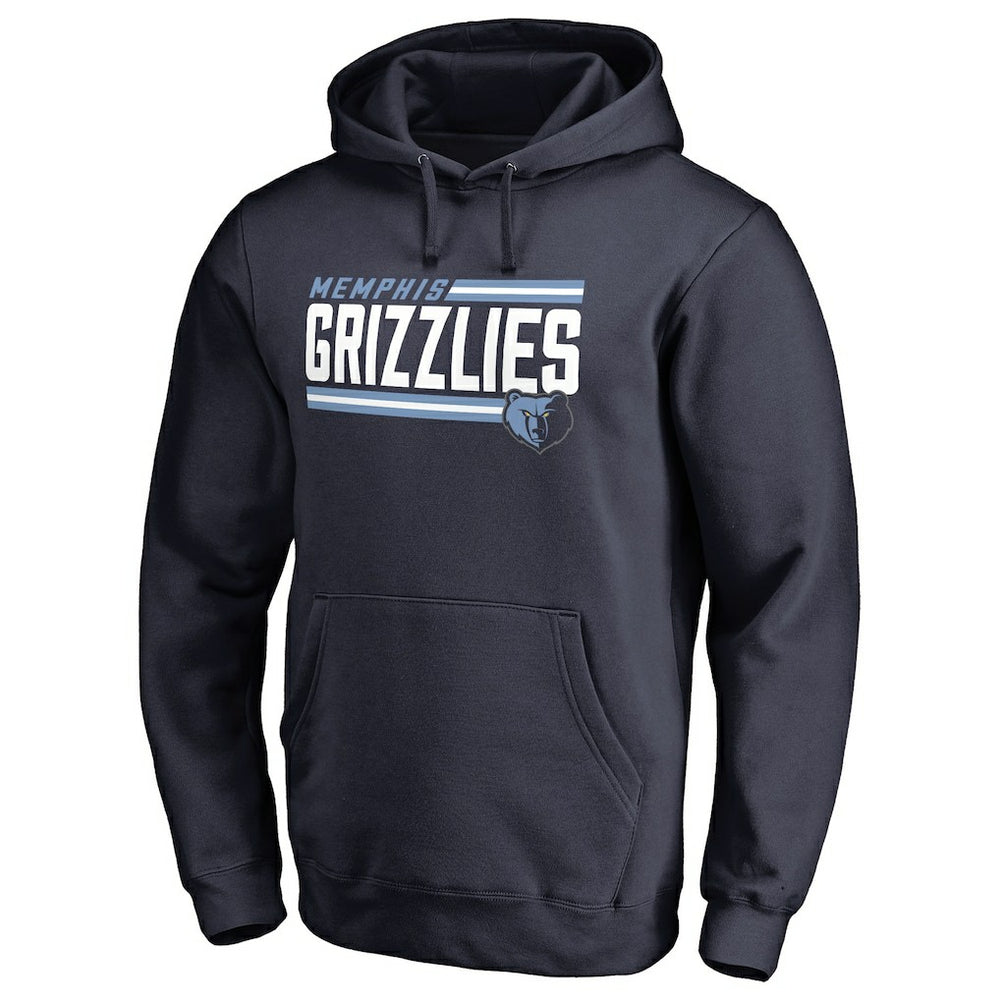 NBA - Memphis Grizzlies Onside Stripe Pullover Hoodie - Navy