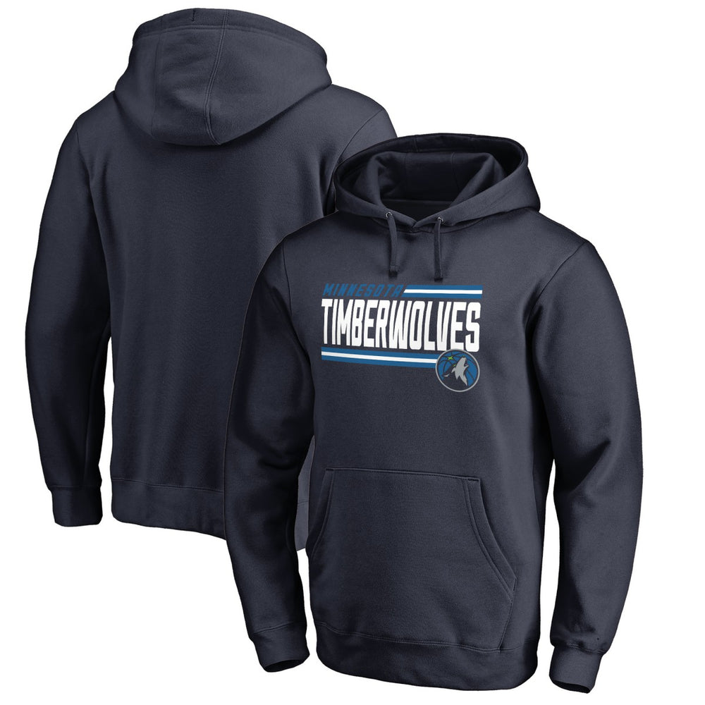 NBA - Minnesota Timberwolves Onside Stripe Pullover Hoodie - Navy
