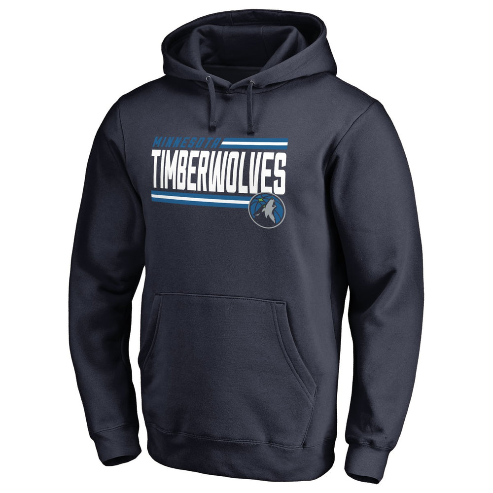 NBA - Minnesota Timberwolves Onside Stripe Pullover Hoodie - Navy