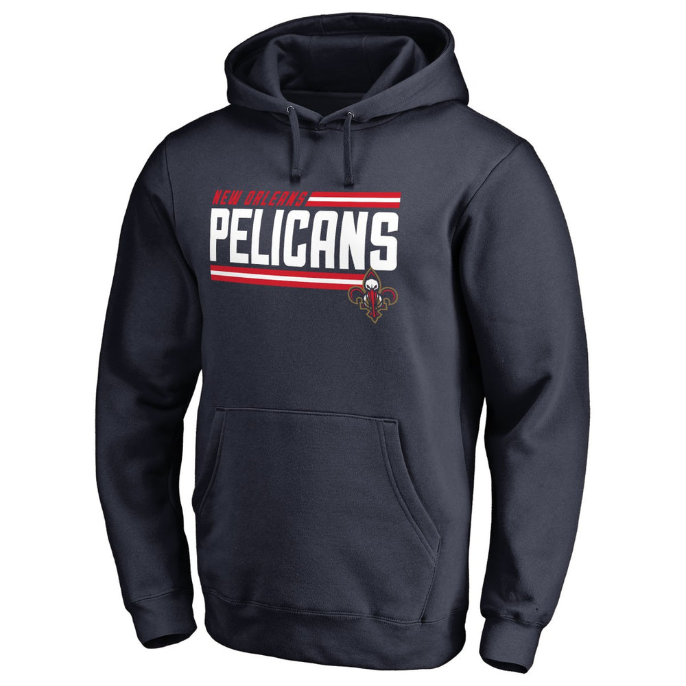 NBA - New Orleans Pelicans Onside Stripe Pullover Hoodie - Navy