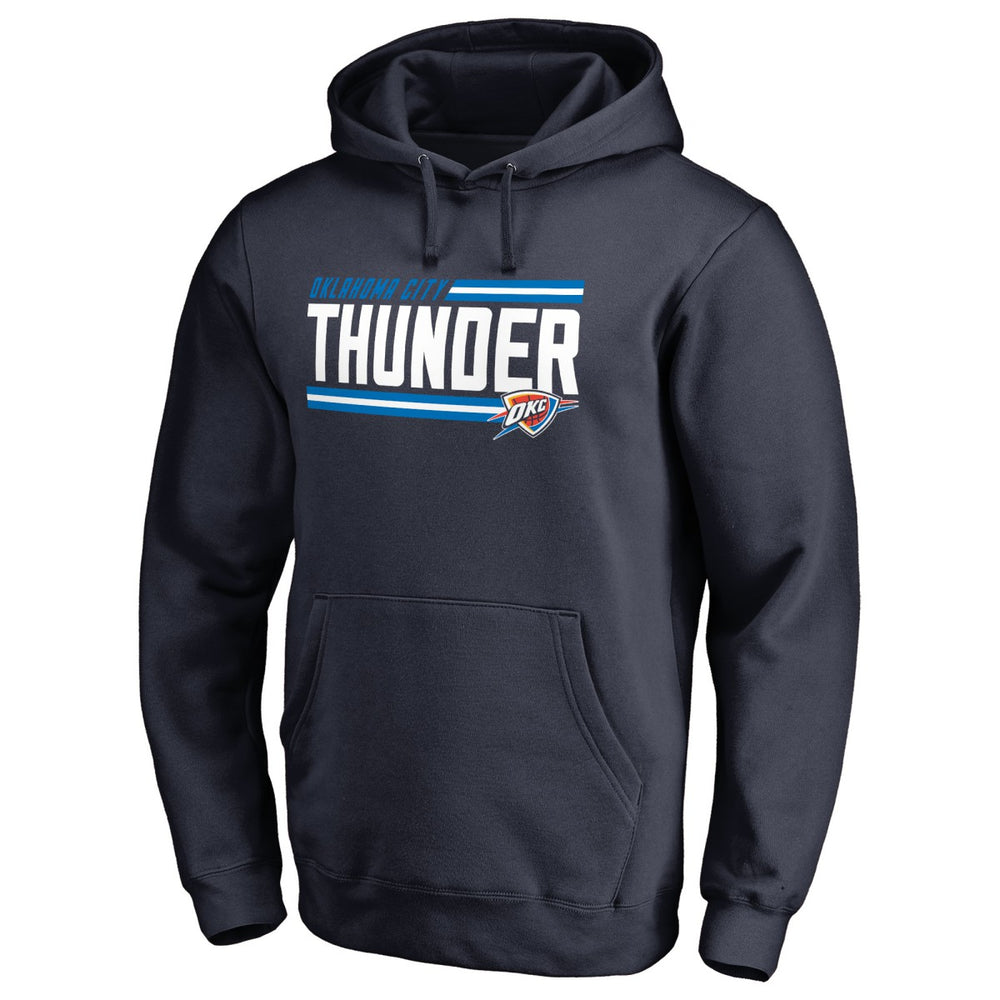 NBA - Oklahoma City Thunder Onside Stripe Pullover Hoodie - Navy