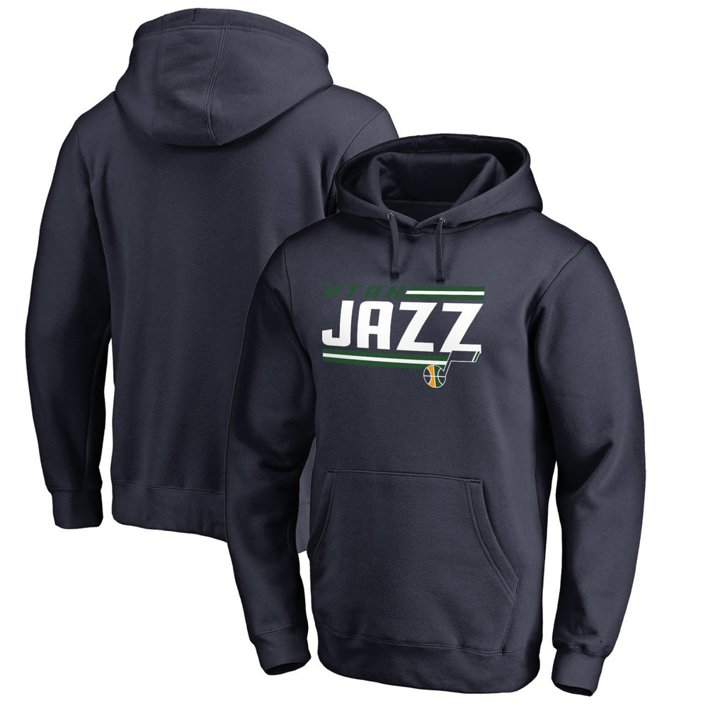 NBA - Utah Jazz Onside Stripe Pullover Hoodie - Navy