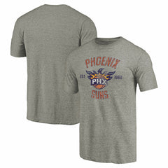NBA - Phoenix Suns Team Heritage Tri-Blend T-Shirt - Gray