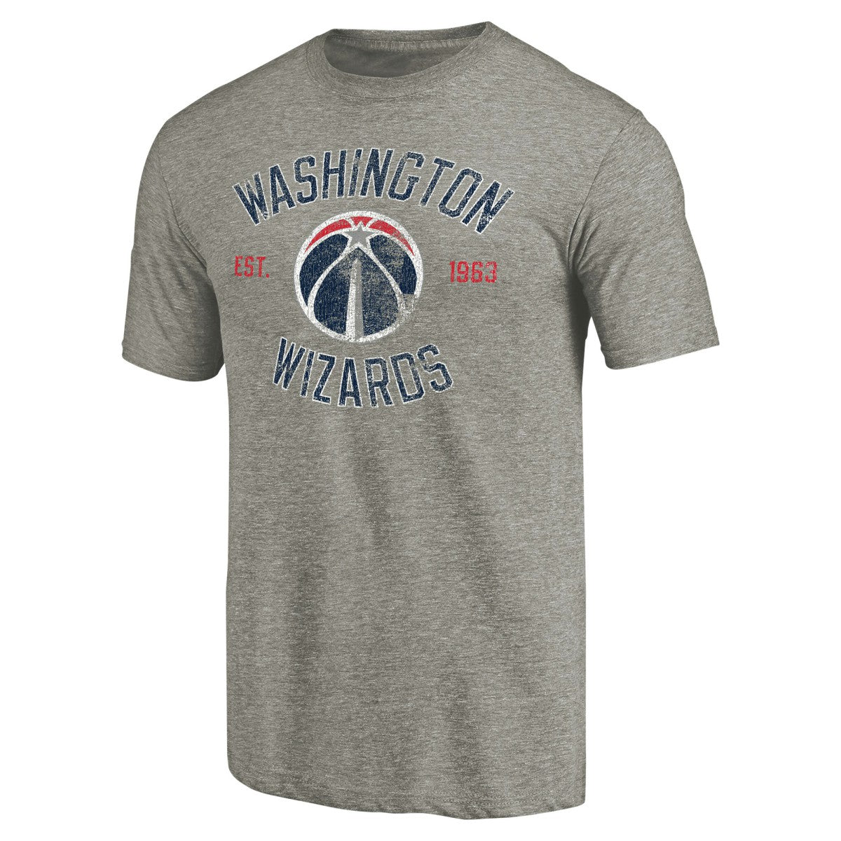 NBA - Washington Wizards Team Heritage Tri-Blend T-Shirt - Gray