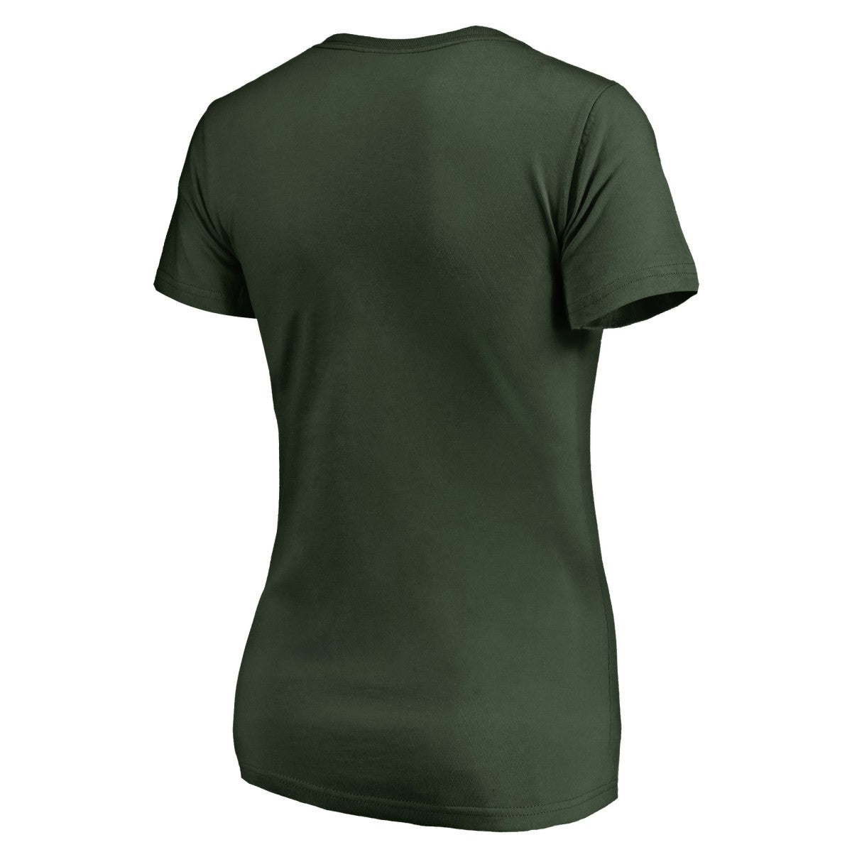 NBA - Milwaukee Bucks Women's X-Ray Slim Fit V-Neck T-Shirt - Green