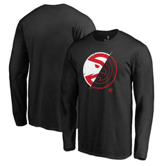 NBA - Atlanta Hawks X-Ray Long Sleeve T-Shirt - Black