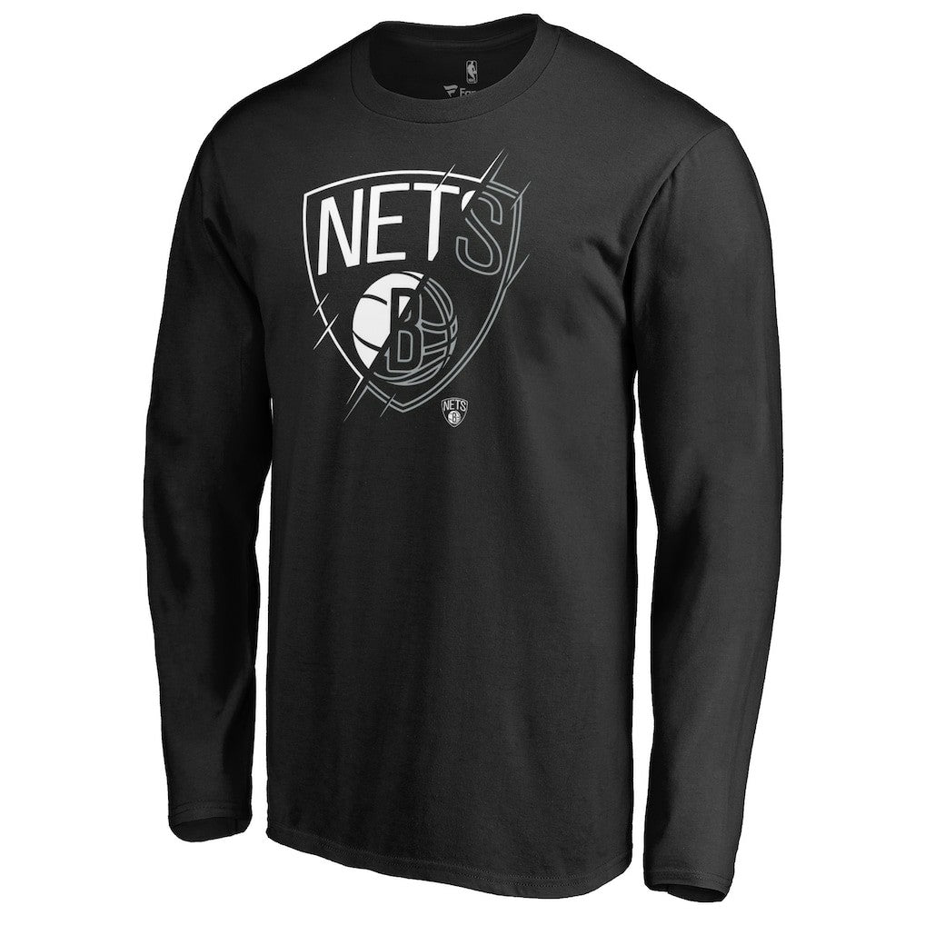 NBA - Brooklyn Nets X-Ray Long Sleeve T-Shirt - Black