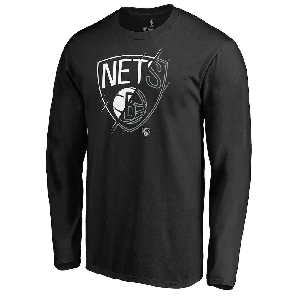 NBA - Brooklyn Nets X-Ray Long Sleeve T-Shirt - Black