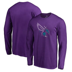 NBA - Charlotte Hornets X-Ray Long Sleeve T-Shirt - Purple