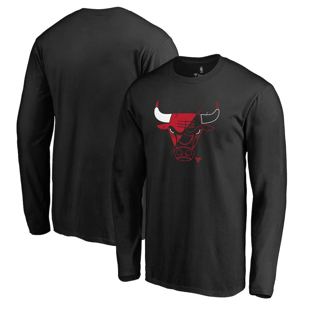 NBA - Chicago Bulls X-Ray Long Sleeve T-Shirt - Black