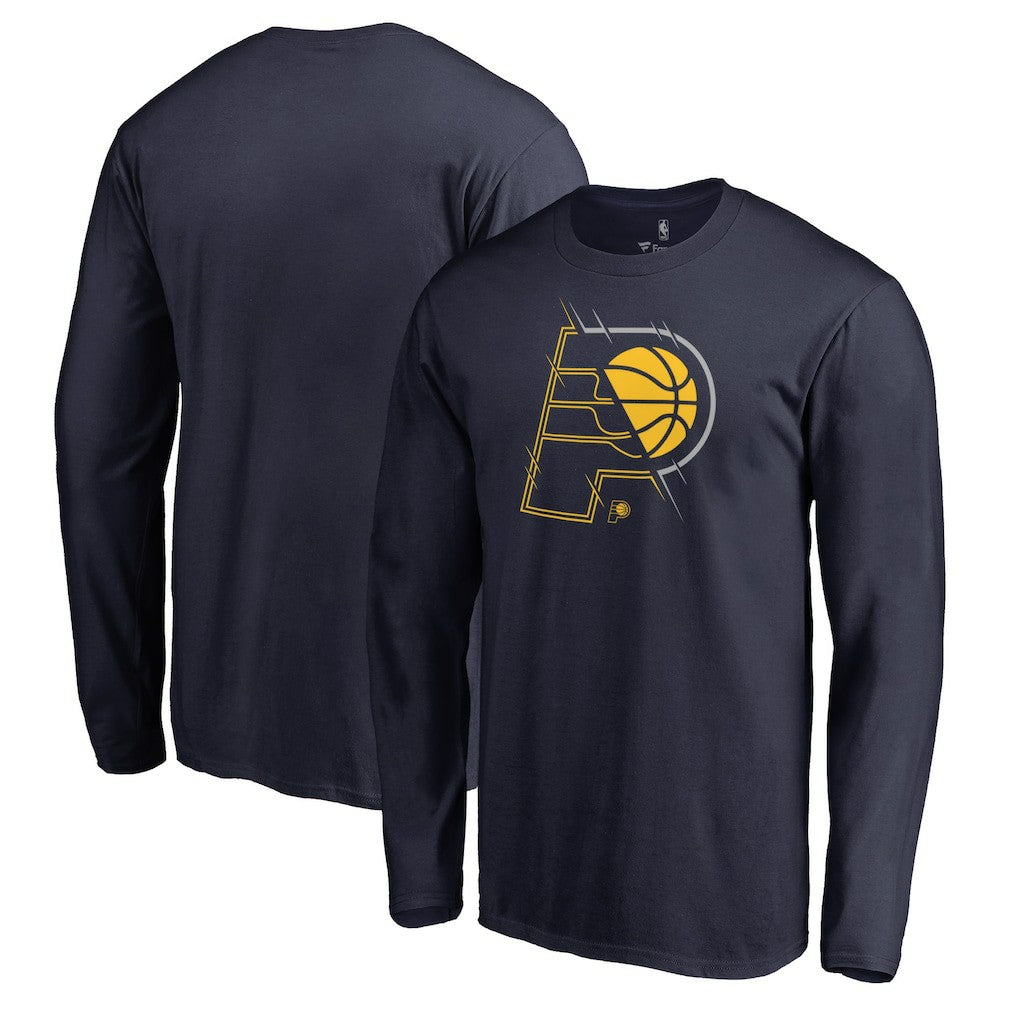 NBA - Indiana Pacers X-Ray Long Sleeve T-Shirt - Navy