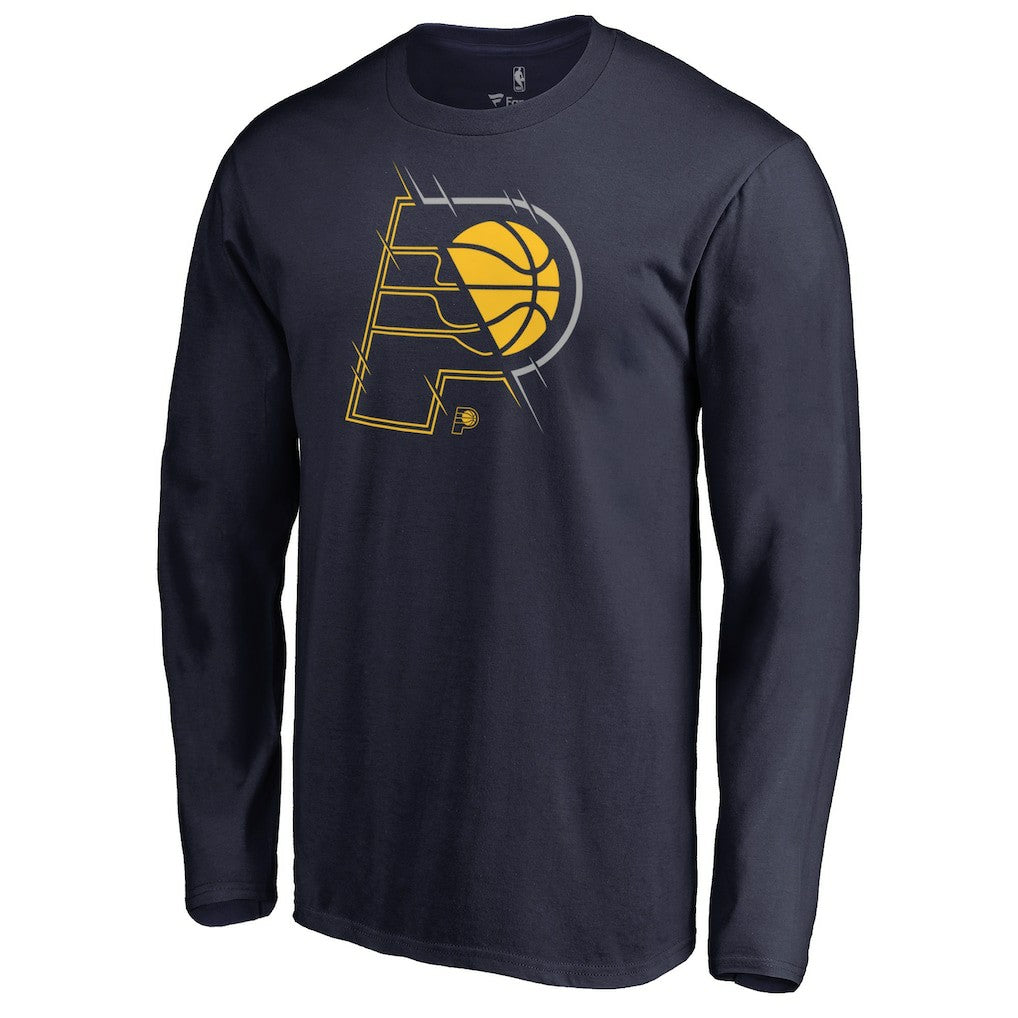 NBA - Indiana Pacers X-Ray Long Sleeve T-Shirt - Navy