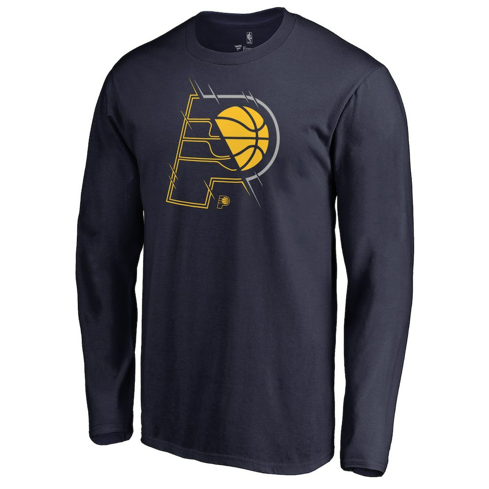 NBA - Indiana Pacers X-Ray Long Sleeve T-Shirt - Navy
