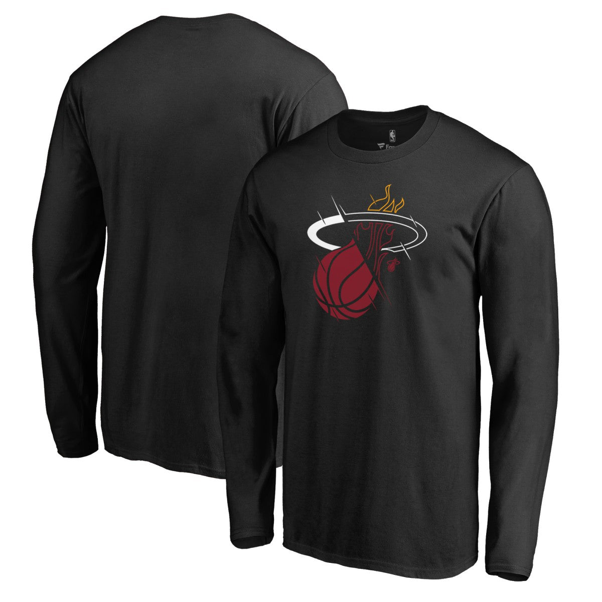 NBA - Miami Heat X-Ray Long Sleeve T-Shirt - Black