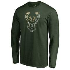 NBA - Milwaukee Bucks X-Ray Long Sleeve T-Shirt - Green