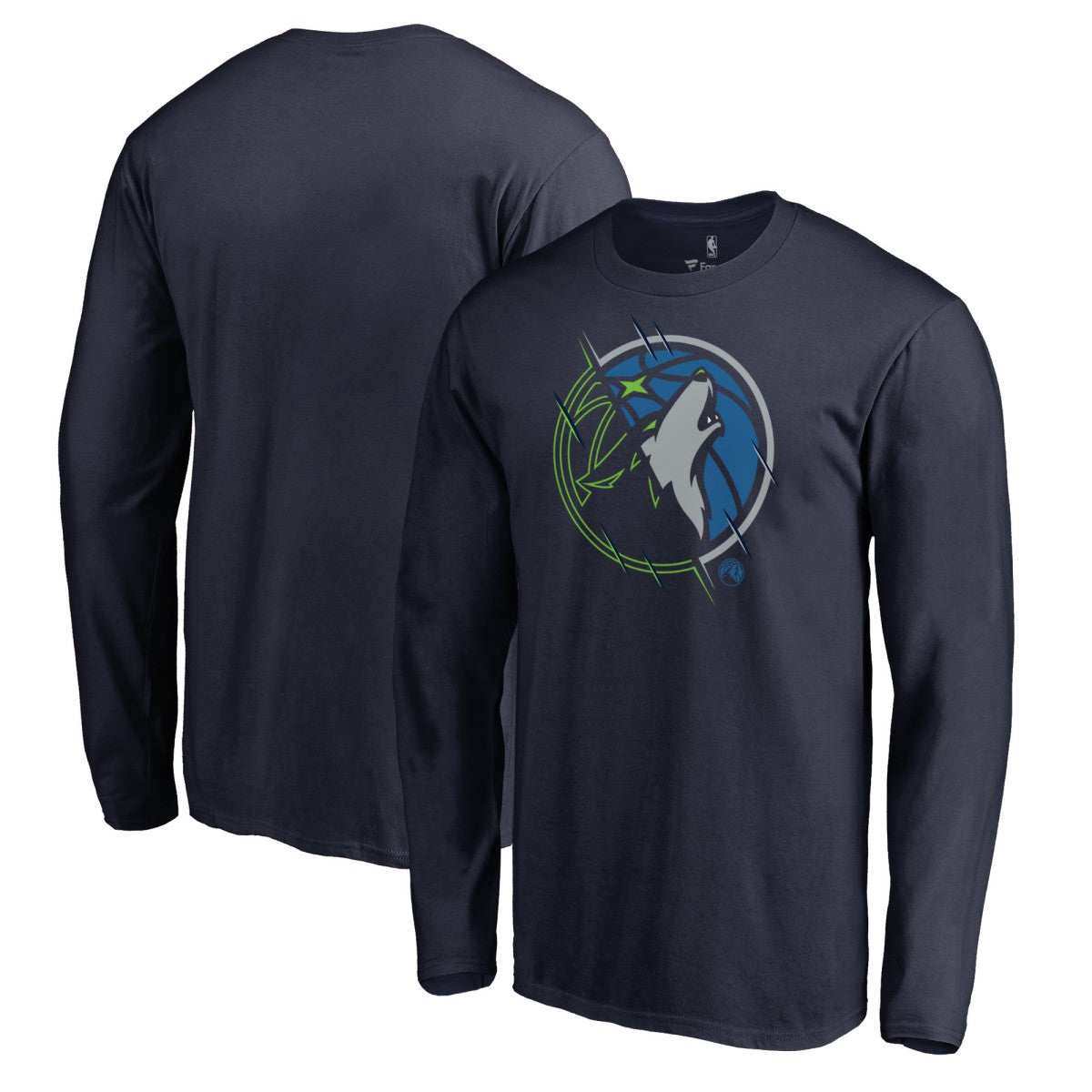NBA - Minnesota Timberwolves X-Ray Long Sleeve T-Shirt - Navy