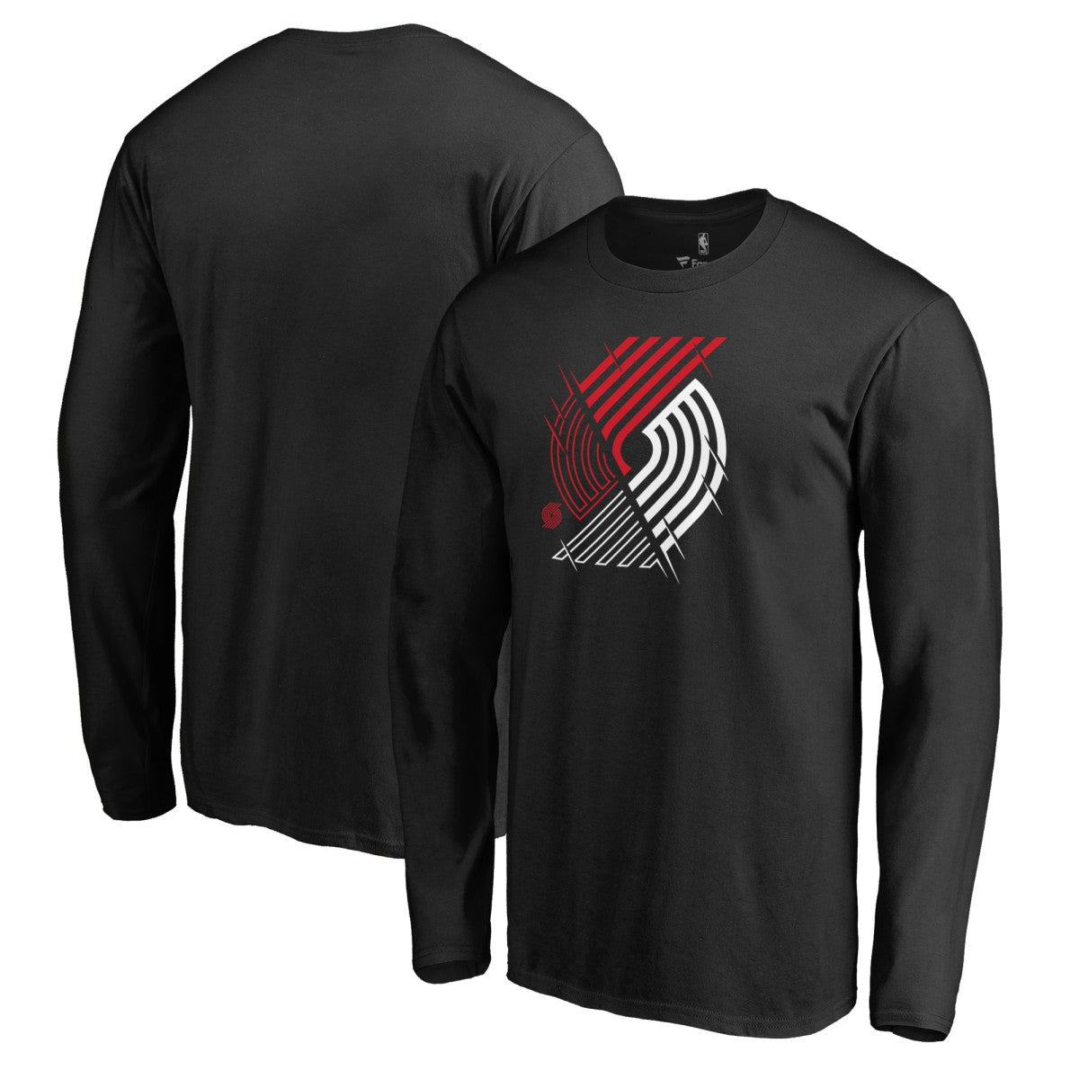NBA - Portland Trail Blazers X-Ray Long Sleeve T-Shirt - Black