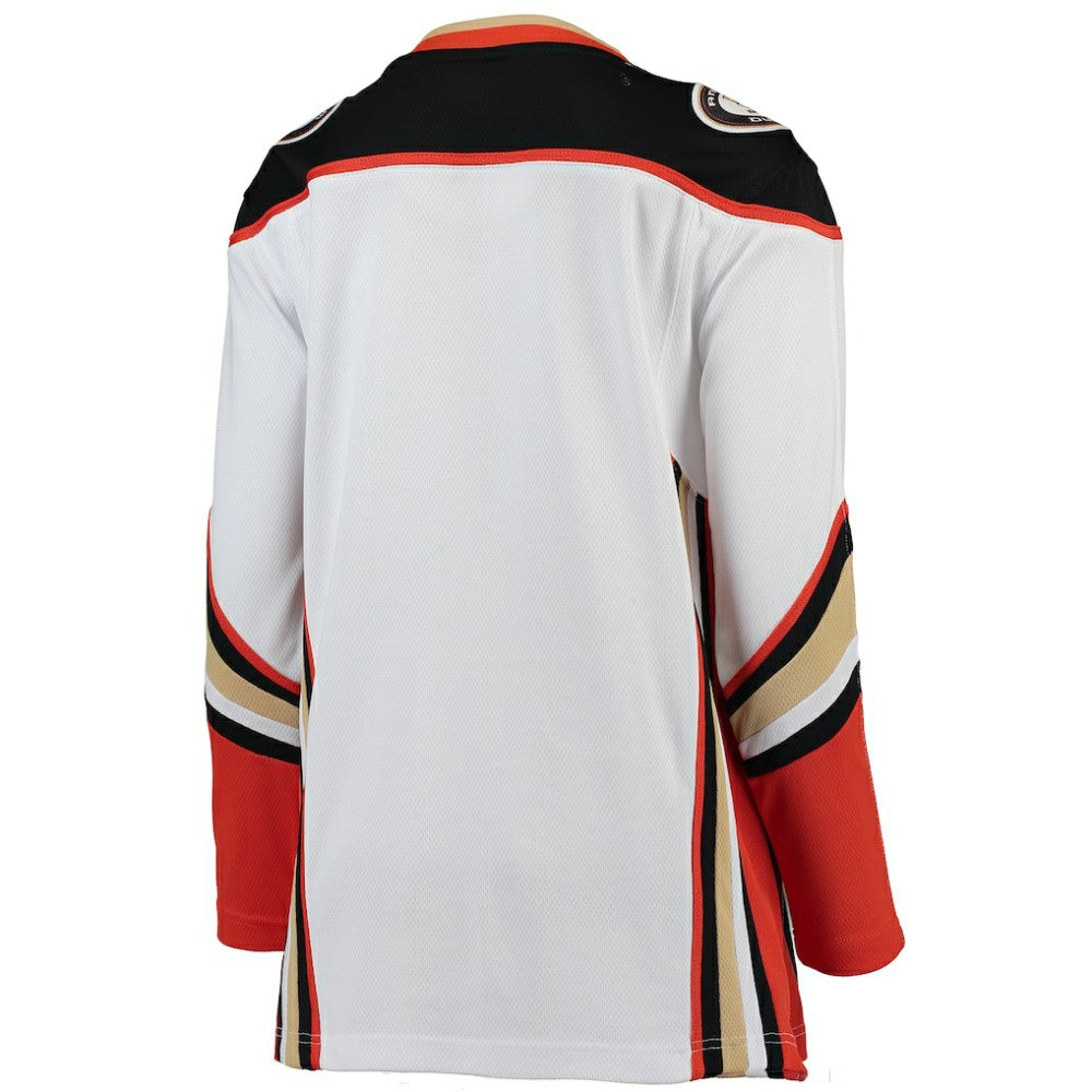 Anaheim Ducks Fanatics Women's Away Breakaway Jersey - White | NHL Jerseys