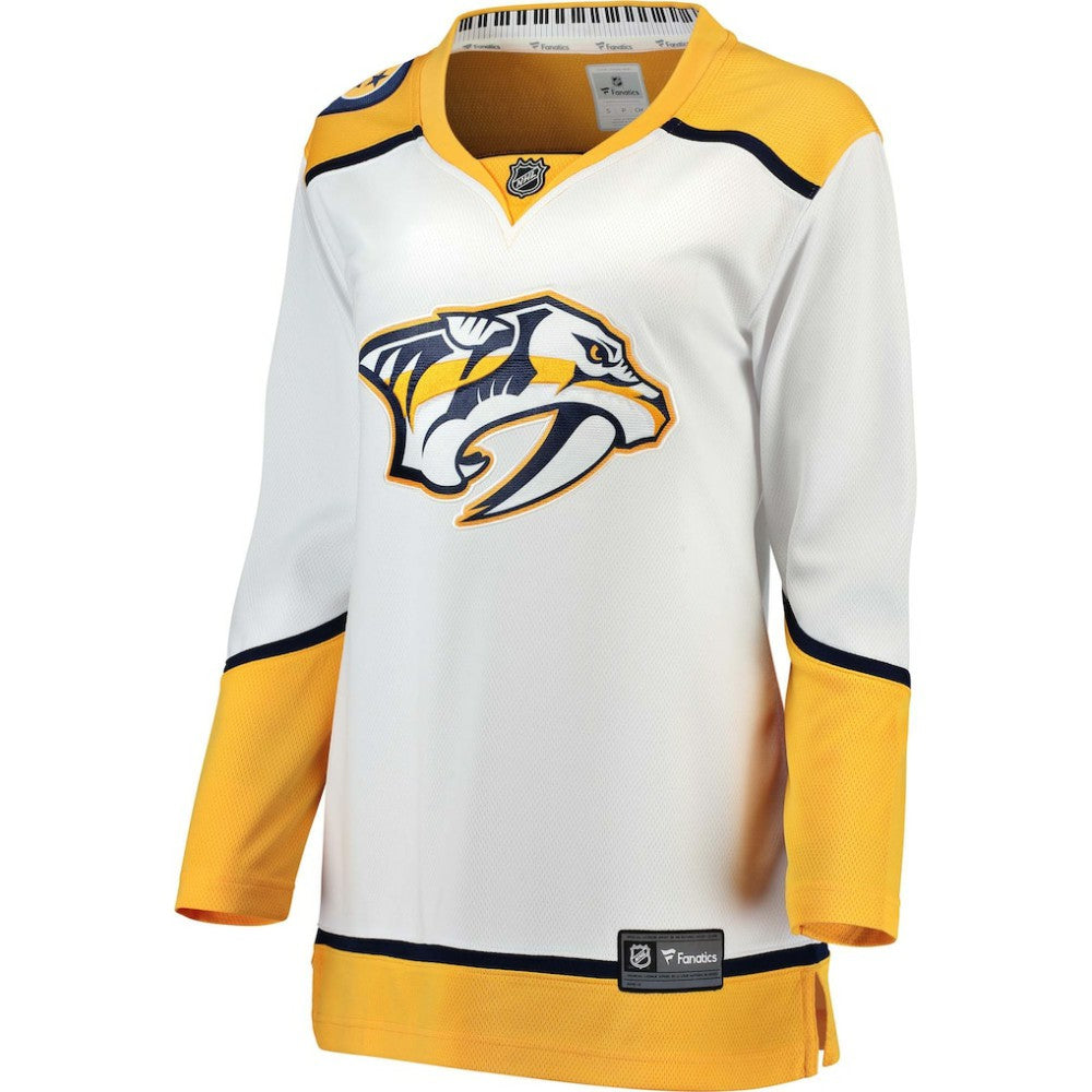 Nashville Predators Fanatics Women's Away Breakaway Jersey - White | NHL Jerseys