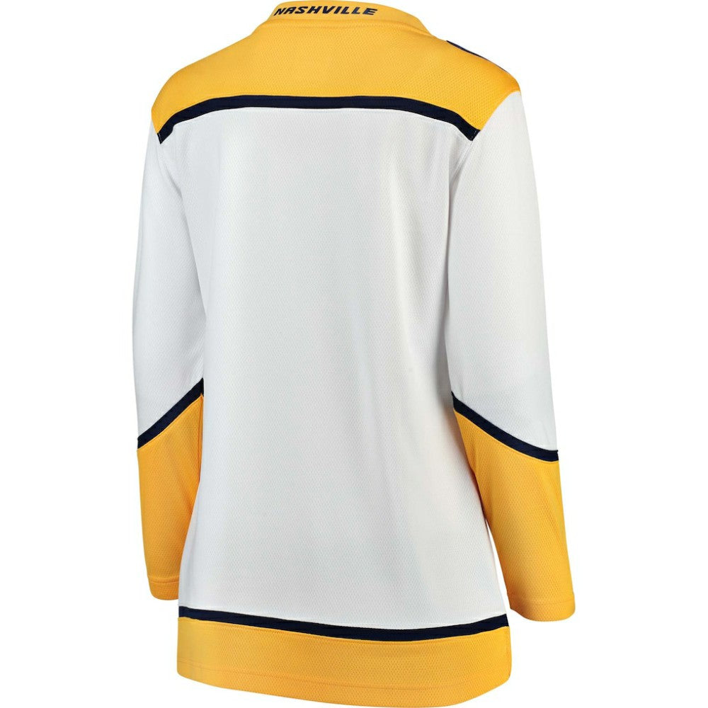 Nashville Predators Fanatics Women's Away Breakaway Jersey - White | NHL Jerseys