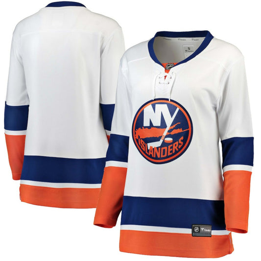 New York Islanders Fanatics Women's Away Breakaway Jersey - White | NHL Jerseys
