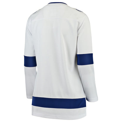 Tampa Bay Lightning Fanatics Women's Away Breakaway Jersey - White | NHL Jerseys