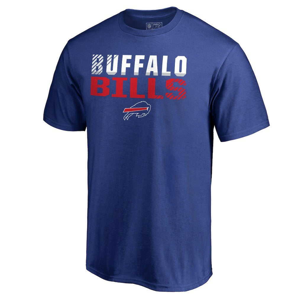 Buffalo Bills Iconic Collection Fade Out T-Shirt Royal - NFL