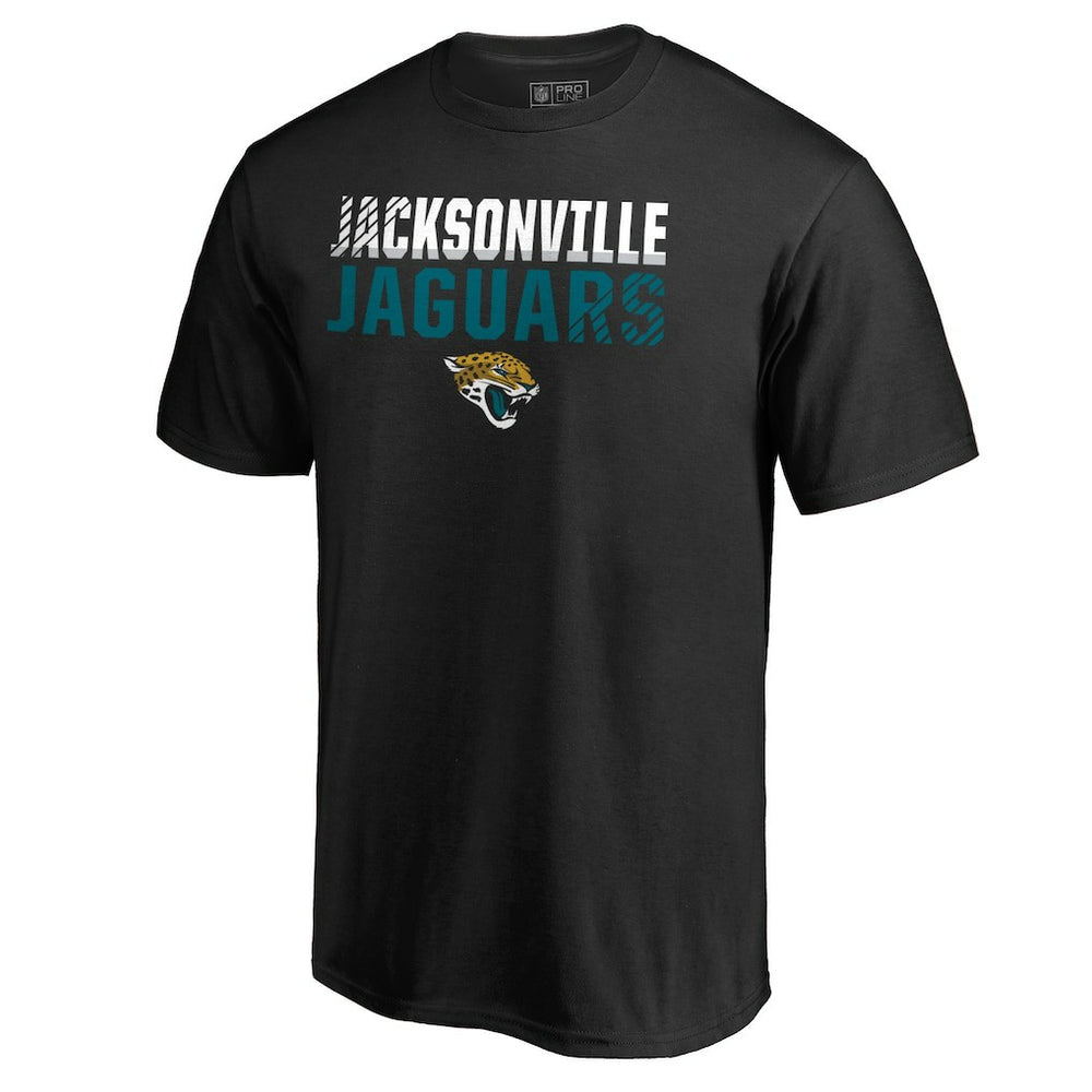 Jacksonville Jaguars Iconic Collection Fade Out T-Shirt Black - NFL