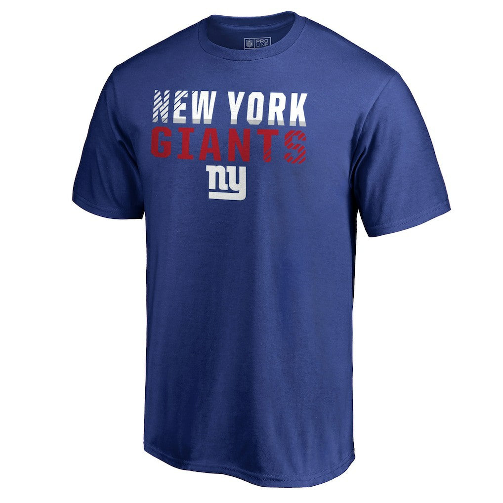 New York Giants Iconic Collection Fade Out T-Shirt Royal - NFL