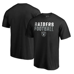 Las Vegas Raiders Iconic Collection Fade Out T-Shirt Black - NFL