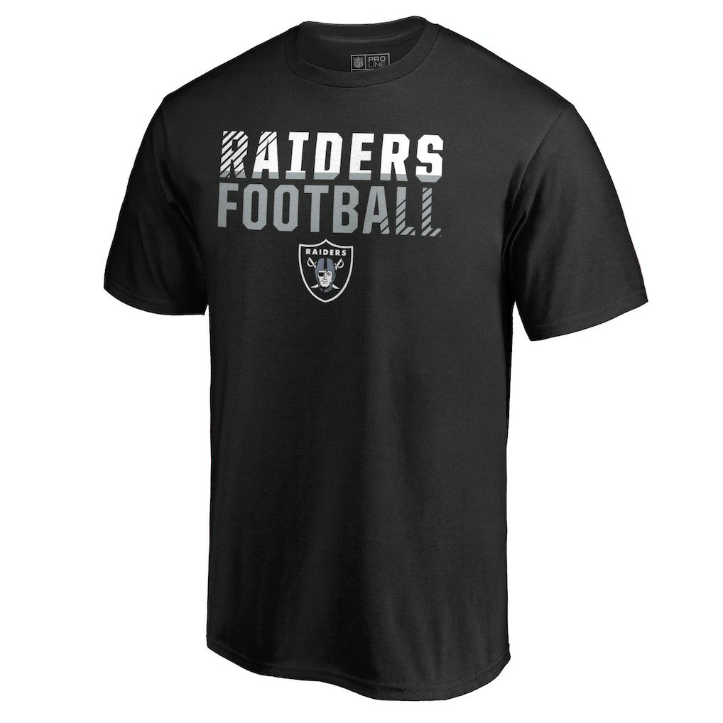 Las Vegas Raiders Iconic Collection Fade Out T-Shirt Black - NFL
