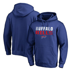 Buffalo Bills Iconic Collection Fade Out Pullover Hoodie Royal - NFL
