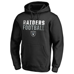 Las Vegas Raiders Iconic Collection Fade Out Pullover Hoodie Black - NFL
