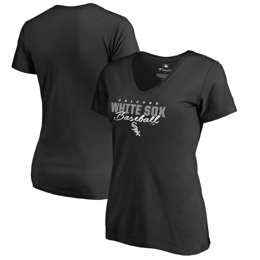 Chicago White Sox Women's Script Assist V-Neck T-Shirt Online