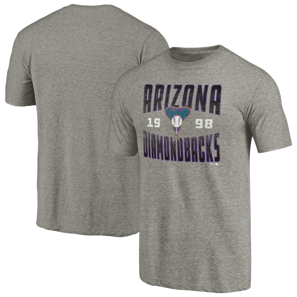Arizona Diamondbacks Cooperstown Collection Antique Stack Tri-Blend T-Shirt Lifestyle