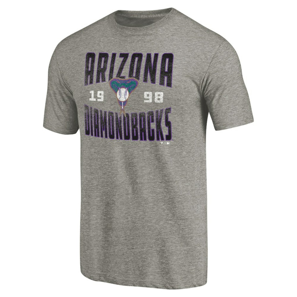 Arizona Diamondbacks Cooperstown Collection Antique Stack Tri-Blend T-Shirt Lifestyle