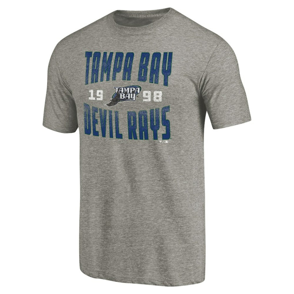 Tampa Bay Rays Cooperstown Collection Antique Stack Tri-Blend T-Shirt Clearance