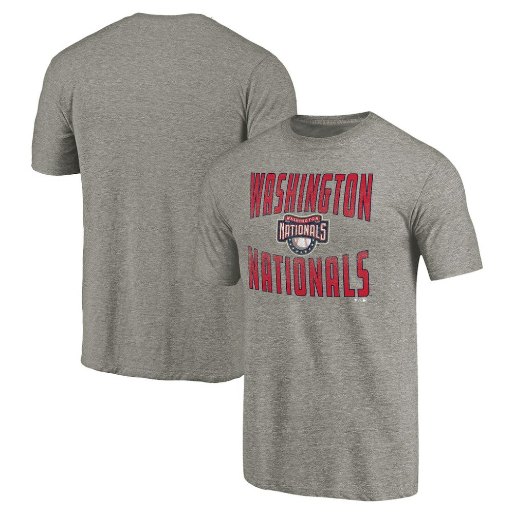 Washington Nationals Cooperstown Collection Antique Stack Tri-Blend T-Shirt Sale