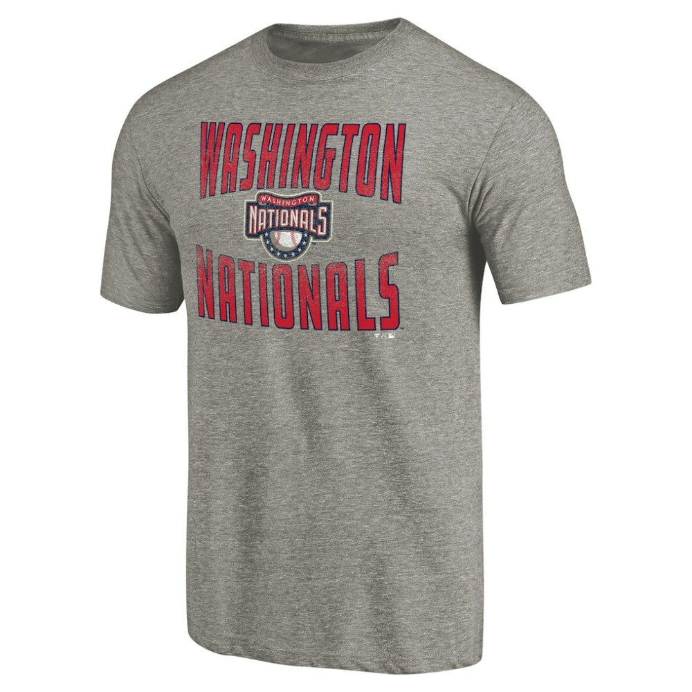 Washington Nationals Cooperstown Collection Antique Stack Tri-Blend T-Shirt Sale