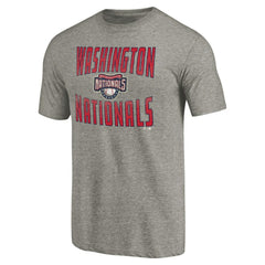 Washington Nationals Cooperstown Collection Antique Stack Tri-Blend T-Shirt Sale
