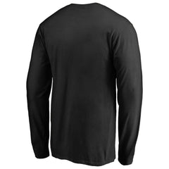 Pittsburgh Steelers Iconic Collection On Side Stripe Long Sleeve T-Shirt Black - NFL