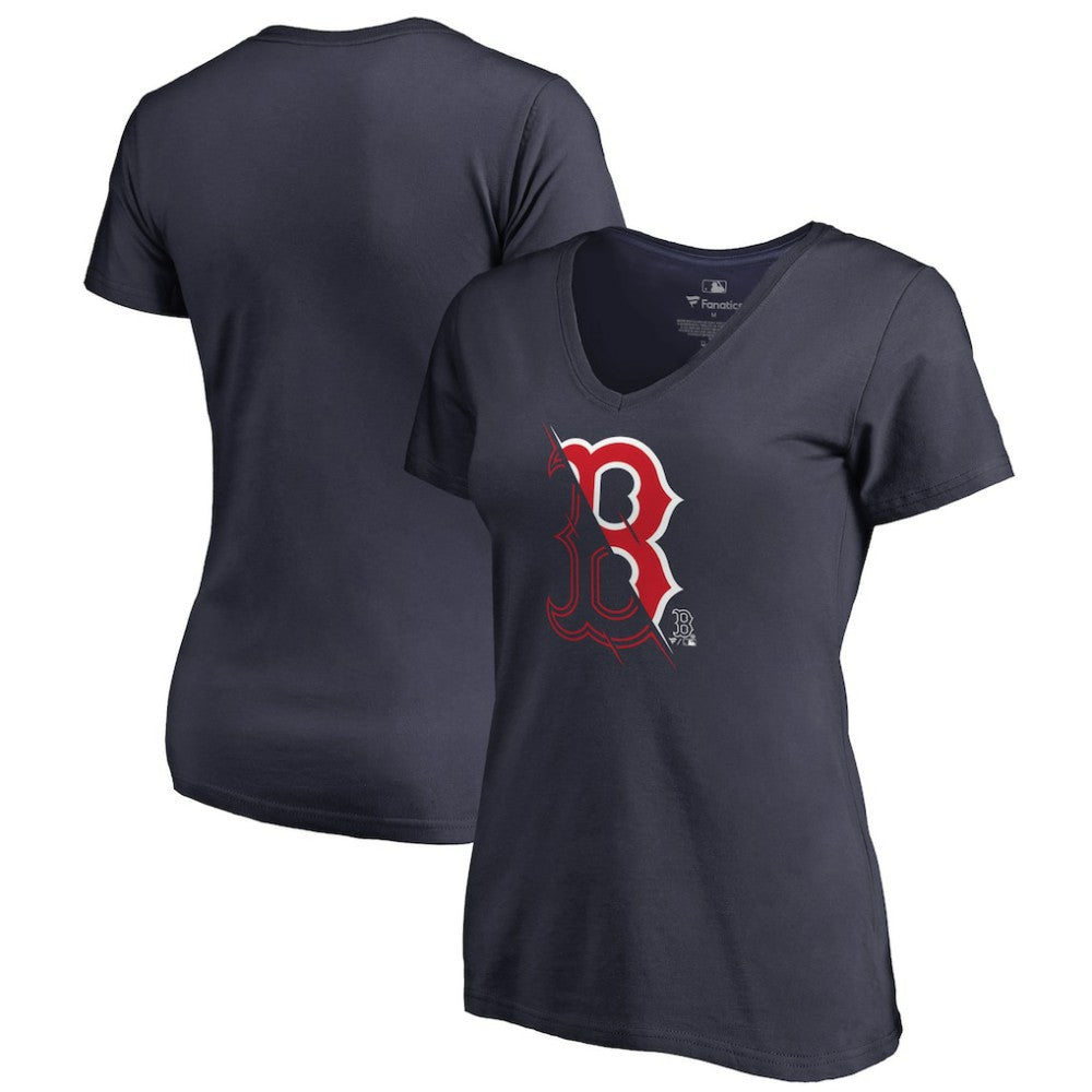 Boston Red Sox Women's X-Ray V-Neck T-Shirt Online