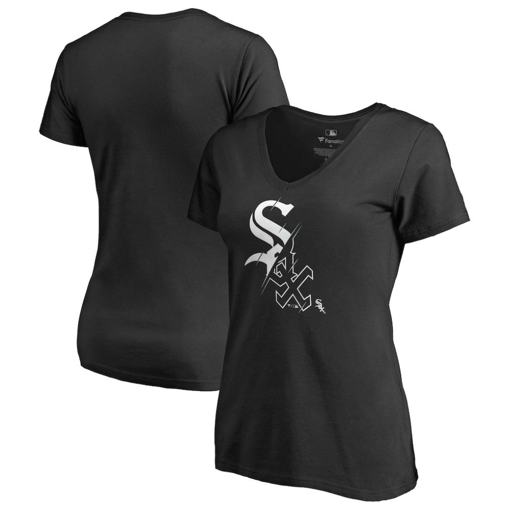 Chicago White Sox Women's X-Ray V-Neck T-Shirt Clearance