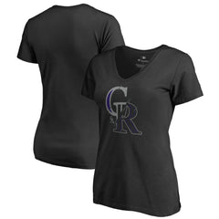 Colorado Rockies Women's X-Ray V-Neck T-Shirt On Sale