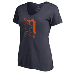 Detroit Tigers Women's X-Ray V-Neck T-Shirt Clearance
